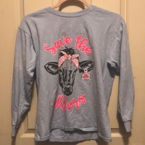 simply southern cow longsleeve tee 🐄